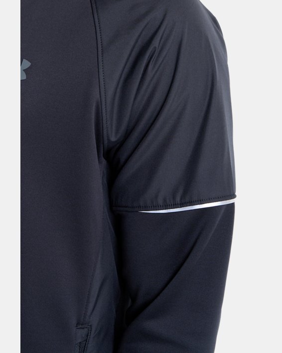 Men's Armour Fleece® Storm Full-Zip Hoodie in Black image number 8